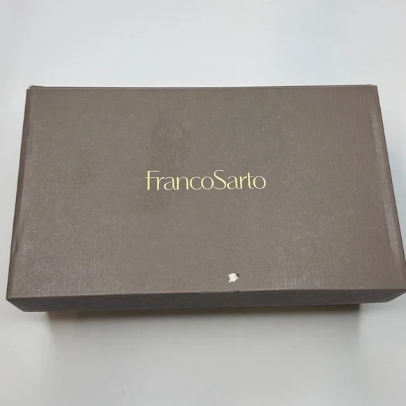 Franco Sarto Giovanna Pump- Pewter Metallic Faux Leather- Size 8.5M